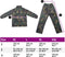 vidaXL - Regenpak - 2-delig - met - capuchon - (heren - / - camouflage - / - maat - L)