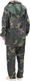 vidaXL - Regenpak - 2-delig - met - capuchon - (heren - / - camouflage - / - maat - XL)