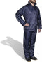 vidaXL - Regenpak - 2-delig - met - capuchon - (heren - / - marineblauw - / - maat - L)