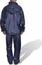 vidaXL - Regenpak - 2-delig - met - capuchon - (heren - / - marineblauw - / - maat - L)