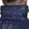 vidaXL - Regenpak - 2-delig - met - capuchon - (heren - / - marineblauw - / - maat - M)