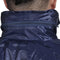 vidaXL - Regenpak - 2-delig - met - capuchon - (heren - / - marineblauw - / - maat - L)