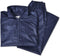 vidaXL - Regenpak - 2-delig - met - capuchon - (heren - / - marineblauw - / - maat - L)