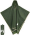 vidaXL - Regenponcho - met - capuchon - 2-in-1 - ontwerp - 223x145 - cm - groen