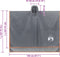 vidaXL - Regenponcho - met - capuchon - 2-in-1 - ontwerp - 223x145 - cm - grijs - oranje