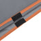 vidaXL - Regenponcho - met - capuchon - 2-in-1 - ontwerp - 223x145 - cm - grijs - oranje
