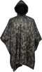 vidaXL - Regenponcho - voor - kamperen/wandelen - leger - waterdicht - camouflage