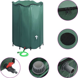 vidaXL - Regenton - inklapbaar - met - tap - 1250 - L