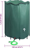 vidaXL - Regenton - inklapbaar - met - tap - 1350 - L