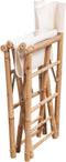 vidaXL - Regisseursstoelen - 2 - st - inklapbaar - bamboe - en - canvas