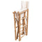 vidaXL - Regisseursstoelen - 2 - st - inklapbaar - bamboe - en - canvas