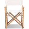 vidaXL - Regisseursstoelen - 2 - st - inklapbaar - bamboe - en - canvas