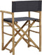 vidaXL - Regisseursstoelen - 2 - st - inklapbaar - donkergrijs - bamboe - en - stof
