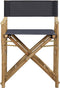 vidaXL - Regisseursstoelen - 2 - st - inklapbaar - donkergrijs - bamboe - en - stof