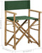 vidaXL - Regisseursstoelen - 2 - st - inklapbaar - groen - bamboe - en - stof