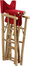 vidaXL - Regisseursstoelen - 2 - st - inklapbaar - rood - bamboe - en - stof
