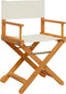vidaXL - Regisseursstoelen - 2 - st - inklapbaar - stof - crèmewit