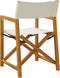 vidaXL - Regisseursstoelen - 2 - st - inklapbaar - stof - crèmewit
