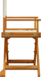vidaXL - Regisseursstoelen - 2 - st - inklapbaar - stof - crèmewit