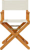 vidaXL - Regisseursstoelen - 2 - st - inklapbaar - stof - crèmewit