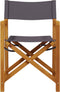 vidaXL - Regisseursstoelen - 2 - st - inklapbaar - stof - donkergrijs