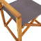 vidaXL - Regisseursstoelen - 2 - st - inklapbaar - stof - donkergrijs