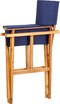 vidaXL - Regisseursstoelen - 2 - st - massief - acaciahout - blauw