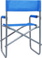 vidaXL - Regisseursstoelen - 2 - st - staal - blauw