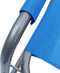 vidaXL - Regisseursstoelen - 2 - st - staal - blauw