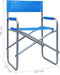 vidaXL - Regisseursstoelen - 2 - st - staal - blauw