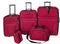 vidaXL - Reisbagage - set - zwart - 5-delig