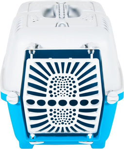 vidaXL Reismand 48x31,5x33 cm polypropeen wit en blauw