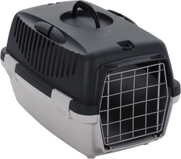 vidaXL Reismand 48x32x31 cm polypropeen grijs en zwart