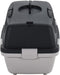 vidaXL Reismand 48x32x31 cm polypropeen grijs en zwart