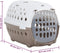 vidaXL Reismand 50x34,5x32 cm polypropeen wit en bruin