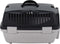 vidaXL Reismand 55x36x35 cm polypropeen grijs en zwart