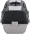 vidaXL Reismand 55x36x35 cm polypropeen grijs en zwart