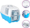 vidaXL Reismand 55x36x36 cm polypropeen wit en blauw