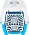 vidaXL Reismand 55x36x36 cm polypropeen wit en blauw