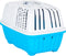 vidaXL Reismand 55x36x36 cm polypropeen wit en blauw