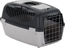 vidaXL Reismand 61x40x38 cm polypropeen grijs en zwart