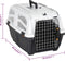 vidaXL Reismand met metalen deur 60x40x39 cm polypropeen