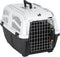 vidaXL Reismand met metalen deur 60x40x39 cm polypropeen