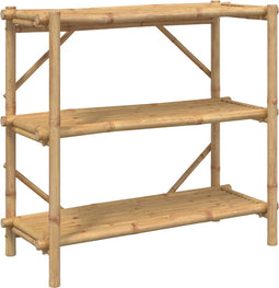 vidaXL - Rek - 3-laags - 100x40x90 - cm - bamboe