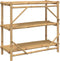 vidaXL - Rek - 3-laags - 100x40x90 - cm - bamboe