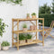 vidaXL - Rek - 3-laags - 100x40x90 - cm - bamboe