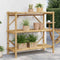 vidaXL - Rek - 3-laags - 100x40x90 - cm - bamboe