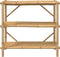 vidaXL - Rek - 3-laags - 100x40x90 - cm - bamboe