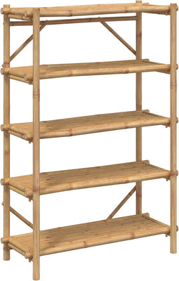 vidaXL - Rek - 5-laags - 100x40x150 - cm - bamboe