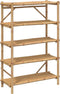 vidaXL - Rek - 5-laags - 100x40x150 - cm - bamboe